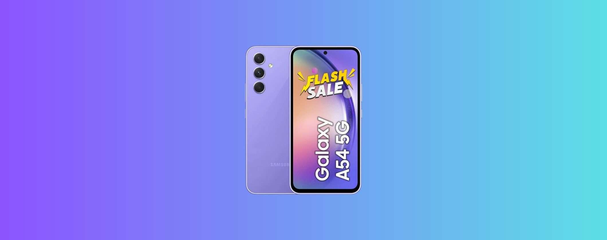 Samsung Galaxy A54: il prezzo del Prime Day toglie il fiato
