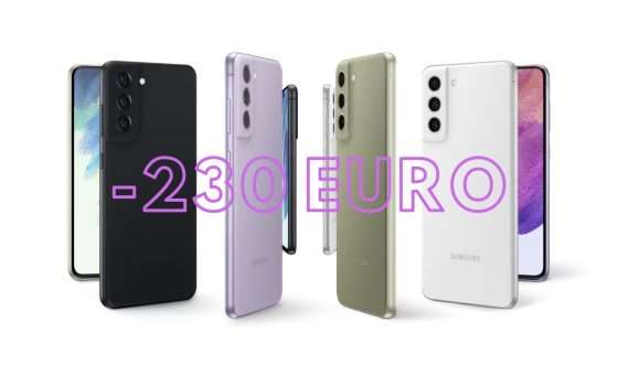 Samsung Galaxy S21 FE: risparmi 230€ con Monclick