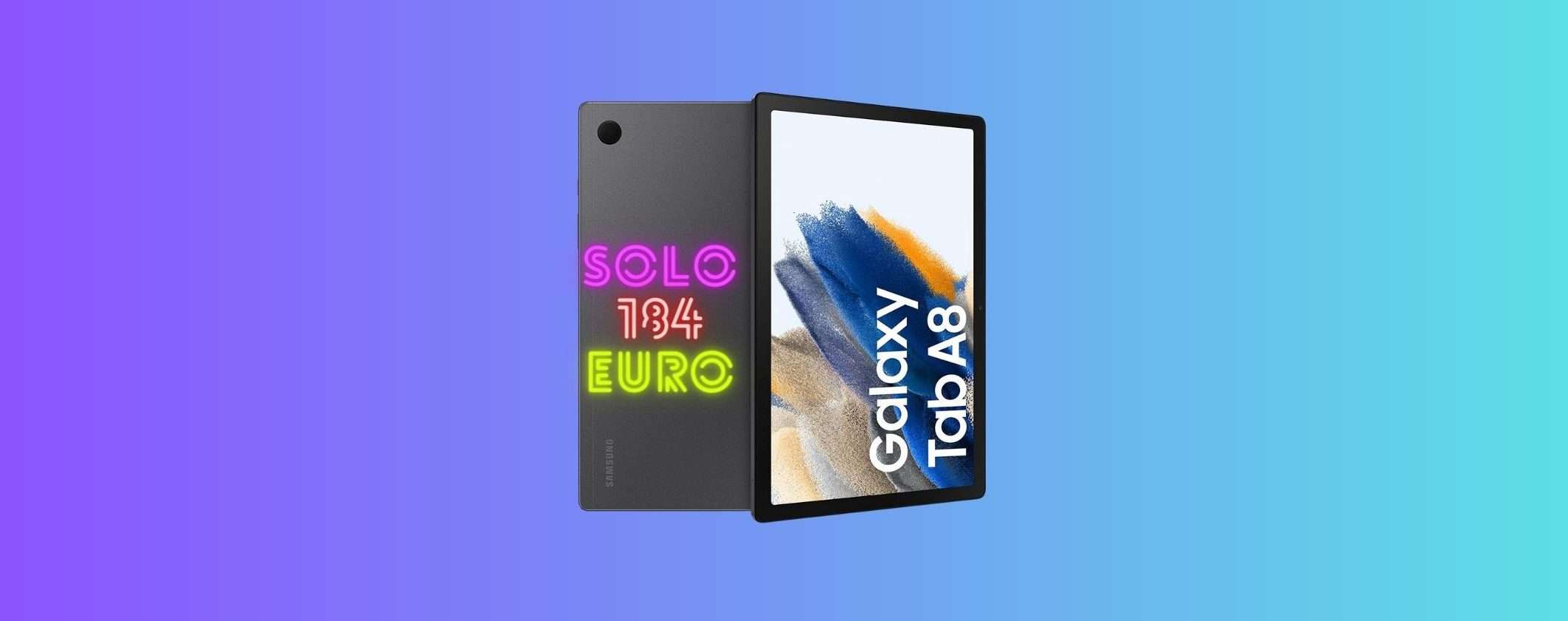 Samsung Galaxy Tab A8, Prime Day: scopri come averlo a 184€