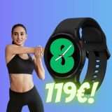 Samsung Galaxy Watch4, SPETTACOLO Prime Day: solo 119€