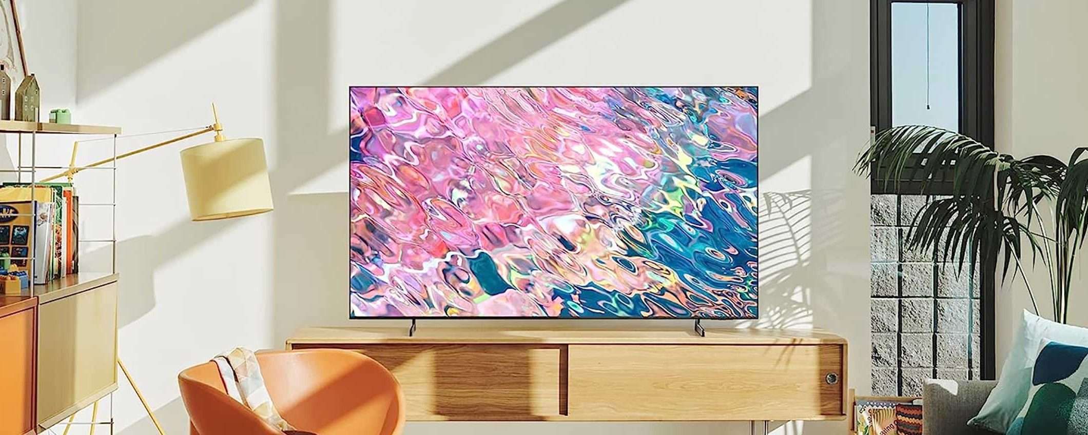 Samsung Q65, TV QLED 4K: il prezzo crolla nel Prime Day
