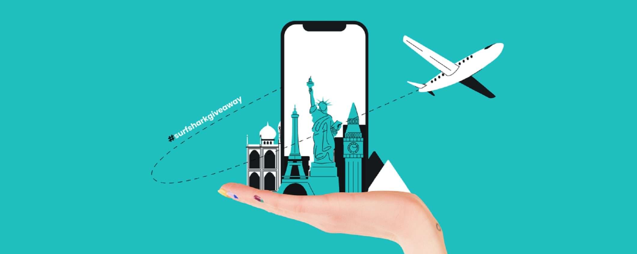 Surfshark VPN: vinci 1.000 euro per volare dove vuoi