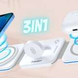 Carica in modalità Wireless anche in VIAGGIO: postazione pieghevole