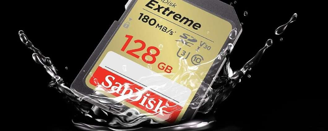 SD SanDisk Extreme da 128GB + RescuePRO Deluxe: PREZZONE su Amazon