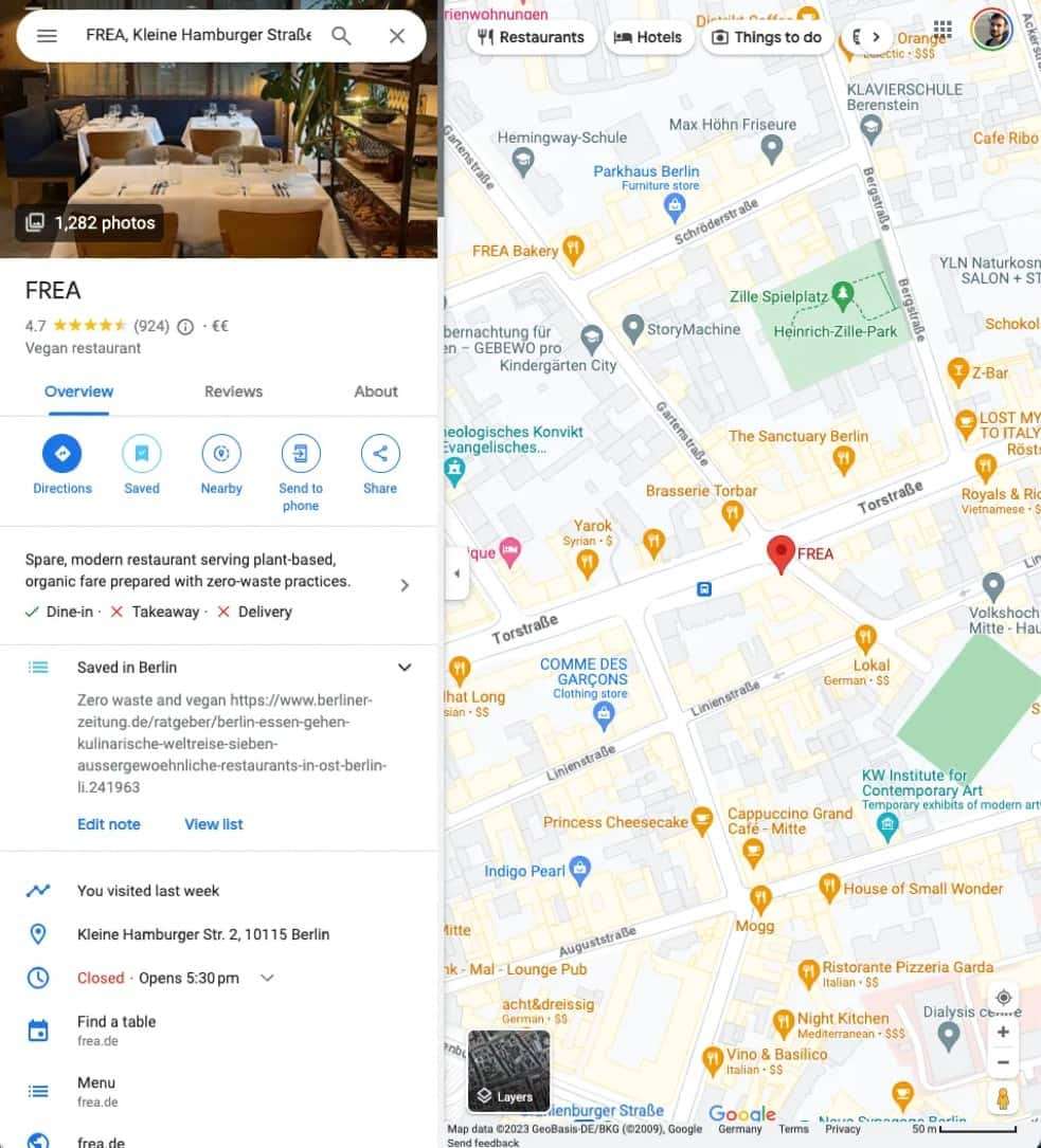 Google Maps UI tondeggiante