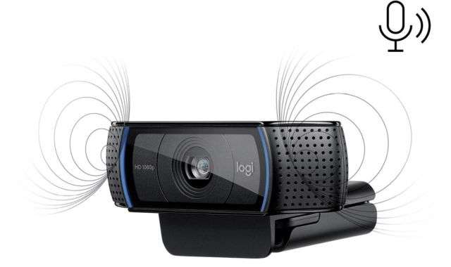 Microfono webcam Logitech