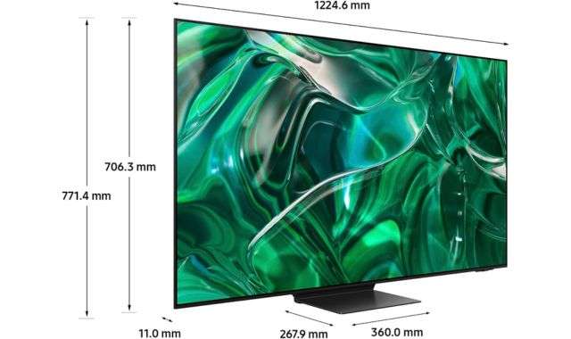 Misure Smart TV Samsung 2023 OLED