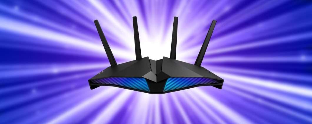 Router WiFi 6 ASUS: sembra un'astronave ed è in SCONTO (-15%)