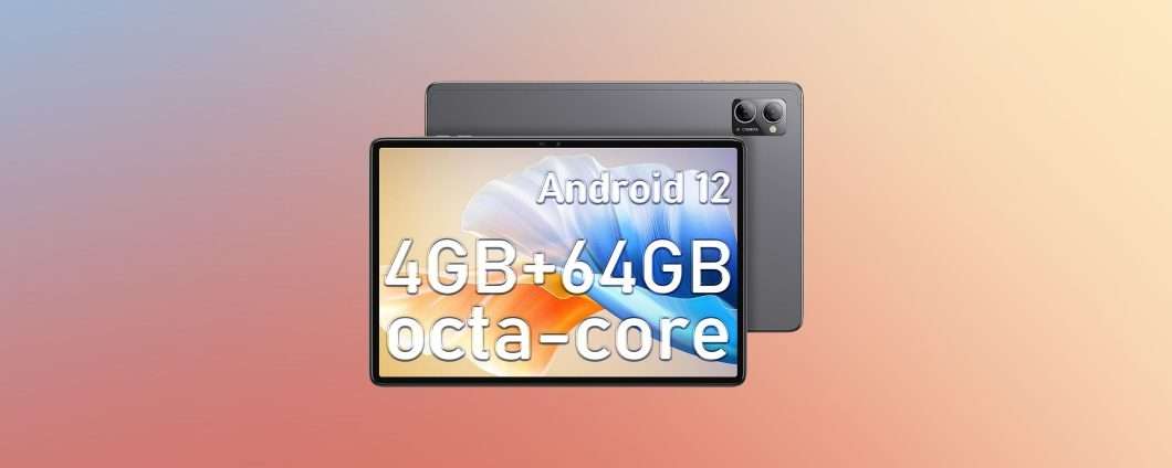 Tablet Android a soli 72€ con questo DOPPIO SCONTO Amazon