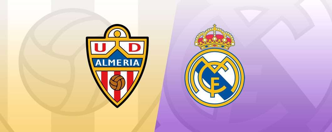Come vedere Almeria-Real Madrid in diretta streaming