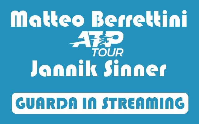 ATP Torono: Berrettini-Sinner