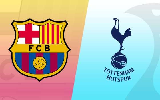 Come vedere Barcellona-Tottenham in streaming