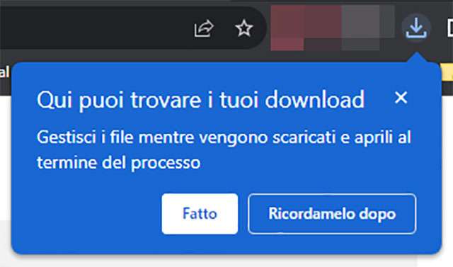 La gestione dei download in Chrome è cambiata