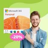 Microsoft 365 Personal: finalmente in SCONTO (-20%)
