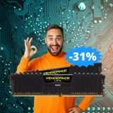 RAM Corsair Vengeance LPX in MEGA sconto su Amazon