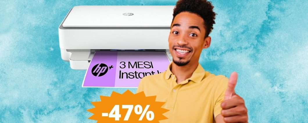 Stampante HP Envy: prezzo BOMBA su Amazon (-47%)