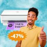 Stampante HP Envy: prezzo BOMBA su Amazon (-47%)