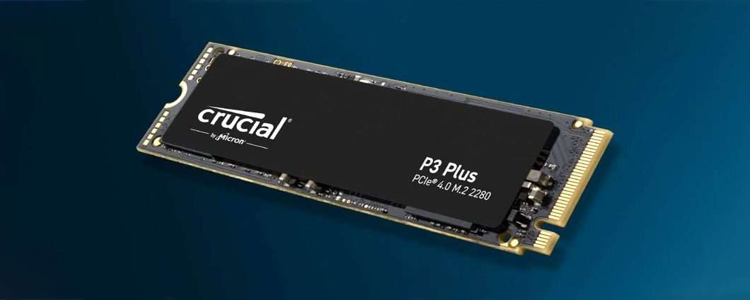 SSD Crucial da 2 TB (PCIe Gen4) a meno di metà prezzo: -63%