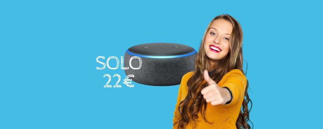 Echo Dot 3: SUPER PREZZO su Amazon, solo 22€