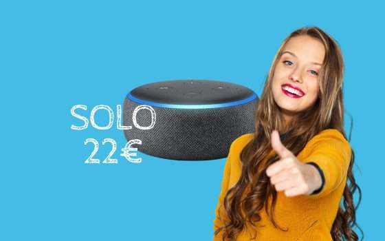Echo Dot 3: SUPER PREZZO su Amazon, solo 22€