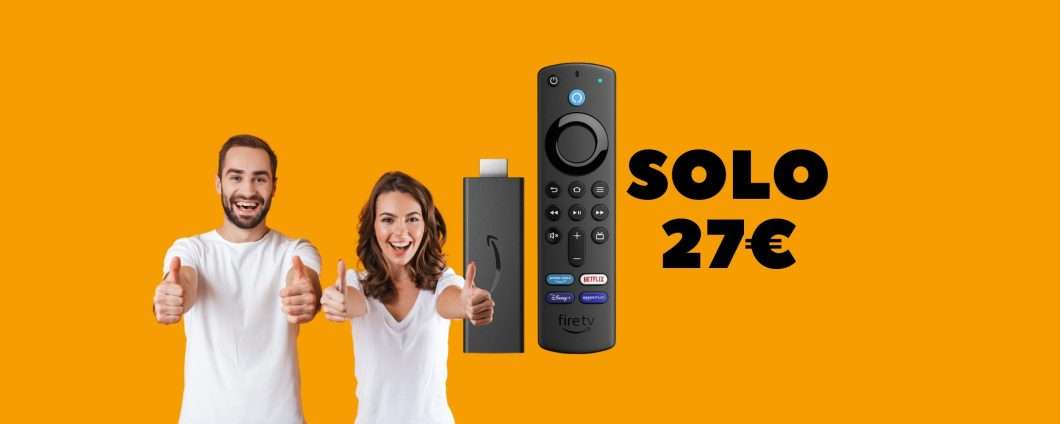 Fire TV Stick: Alexa e Comandi TV a soli 27€, una BOMBA