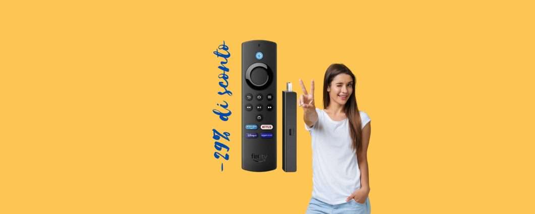 Fire TV Stick Lite: 29% di SCONTO immediato su Amazon