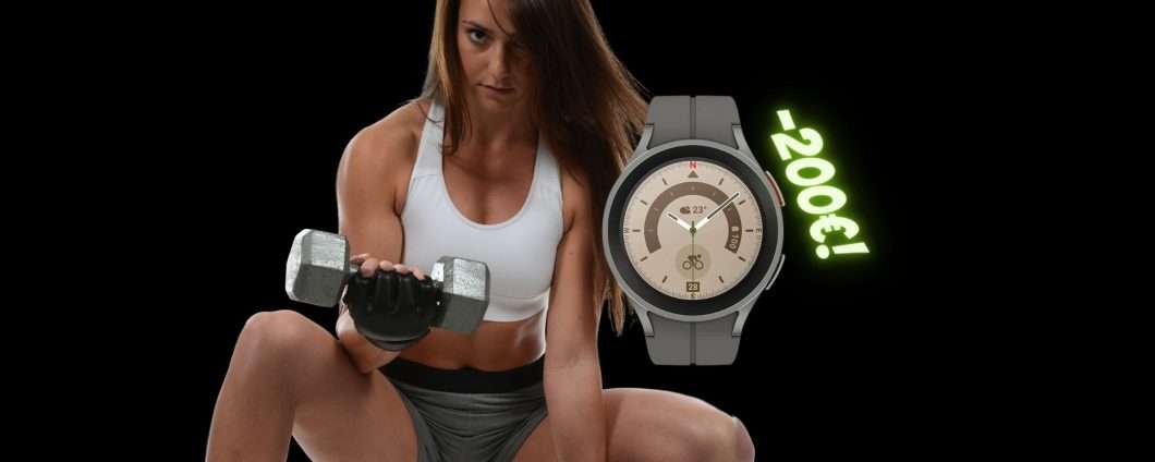 Galaxy Watch5 Pro: -200€ per lo smartwatch indistruttibile