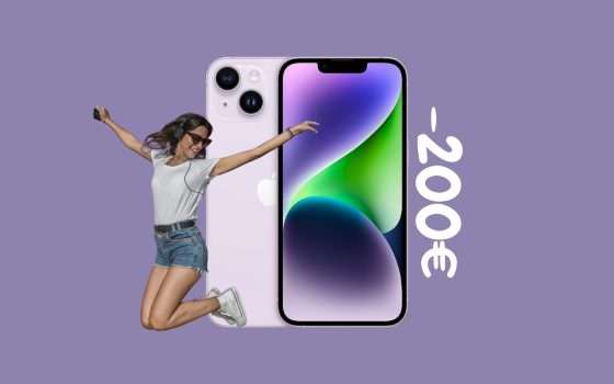 iPhone 14: 200€ di SCONTO solo OGGI su Amazon