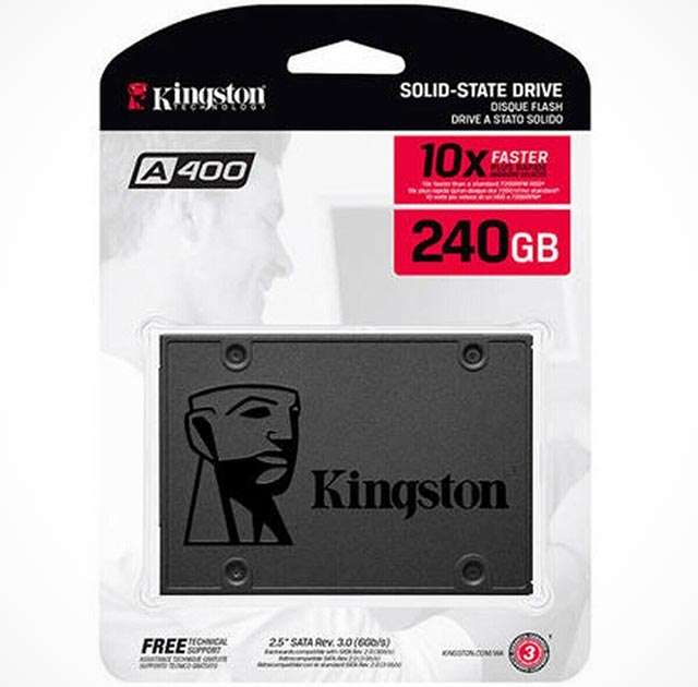 L'unità SSD da 240 GB della serie Kingston A400
