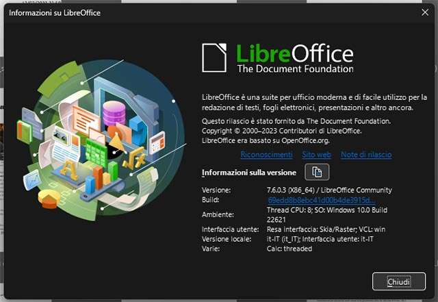 LibreOffice 7.6: la nuova versione della suite