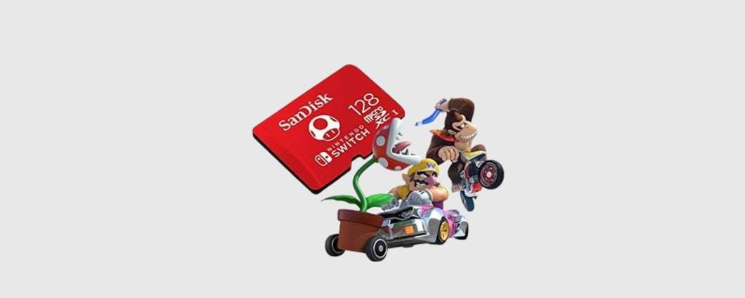 MicroSD SanDisk Nintendo Switch 128GB a prezzo TOP