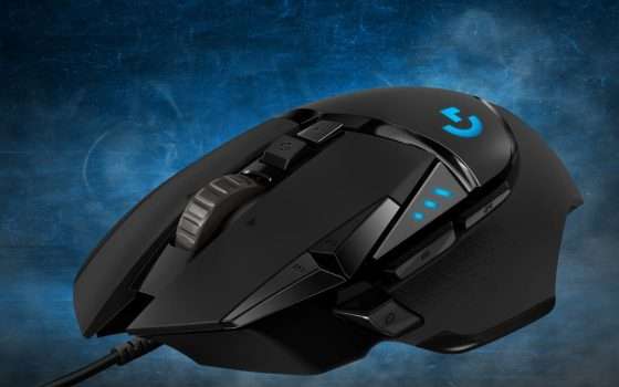 Mouse Logitech G502 HERO: lo sconto del 52% porta il prezzo finale a soli 45€
