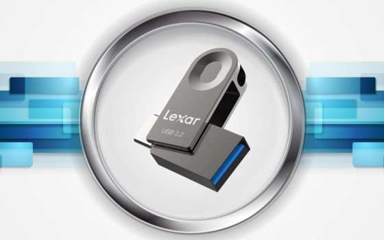 Pen Drive 2 in 1 Lexar: USB-A e Type-C a soli 14€ su Amazon