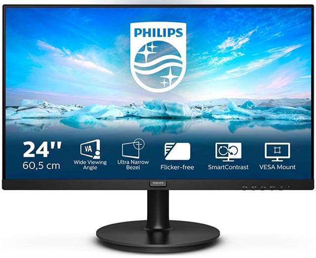 Il monitor Philips 241V8L da 24 pollici e le sue caratteristiche principali