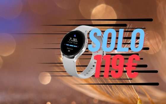 Samsung Galaxy Watch4: grande ritorno a 119€, anche Tasso Zero