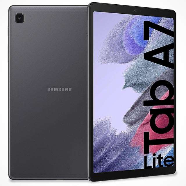Il tablet Samsung Galaxy Tab A7 Lite con sistema operativo Android
