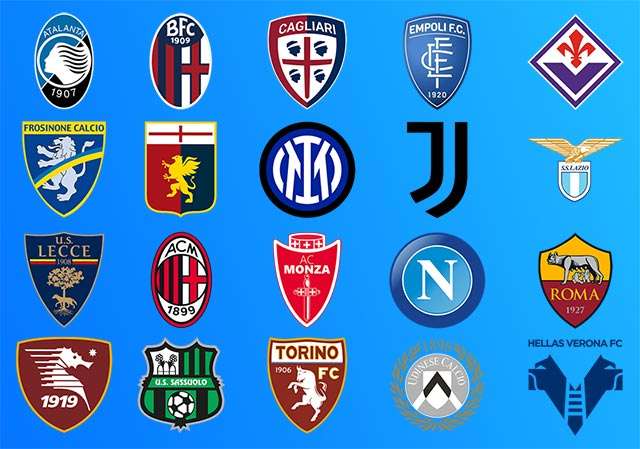 Tutte le 20 squadre partecipanti al campionato di Serie A 2023-24