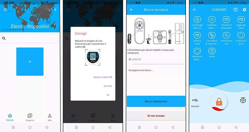 Welock Smart Lock app