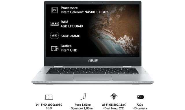 ASUS Chromebook Flip caratteristiche