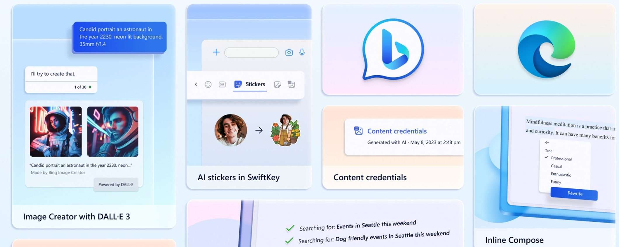 Bing Chat e SwiftKey: nuove funzionalità IA