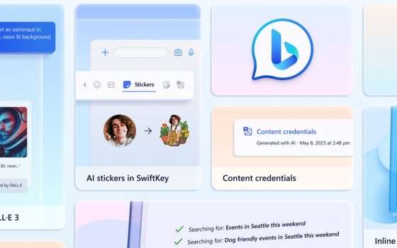 Bing Chat e SwiftKey: nuove funzionalità IA