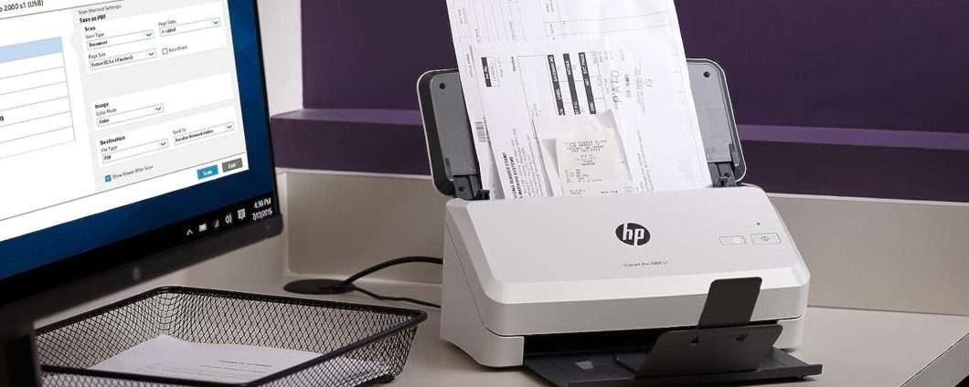 HP ScanJet Pro: stampante professionale in SUPER SCONTO su Amazon (-32%)