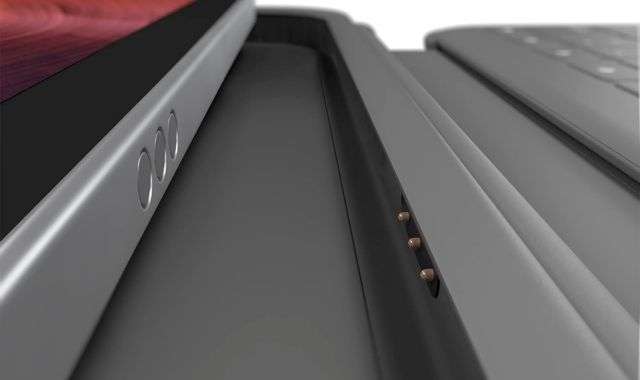Logitech Rugged Folio connettore