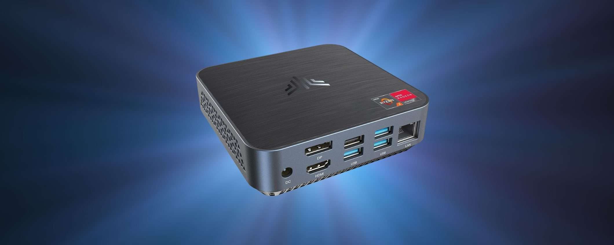 Mini PC con Windows 11, 8GB RAM e 256GB SSD a 159€ con coupon sconto