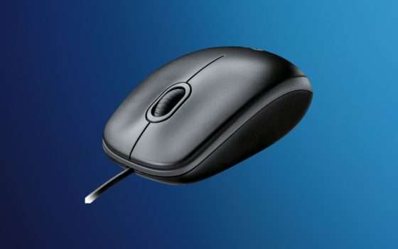 Mouse USB Logitech cablato in offerta su Amazon a 11,99€