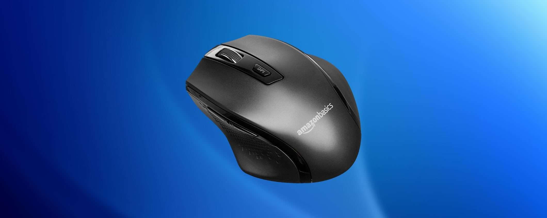 Mouse wireless ergonomico ad un PREZZONE su Amazon: 12€