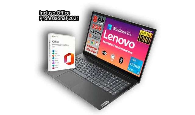 Notebook Lenovo con Office Professional