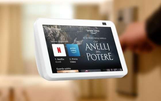 Echo Show 8: torna l'offerta Amazon al 31% di sconto