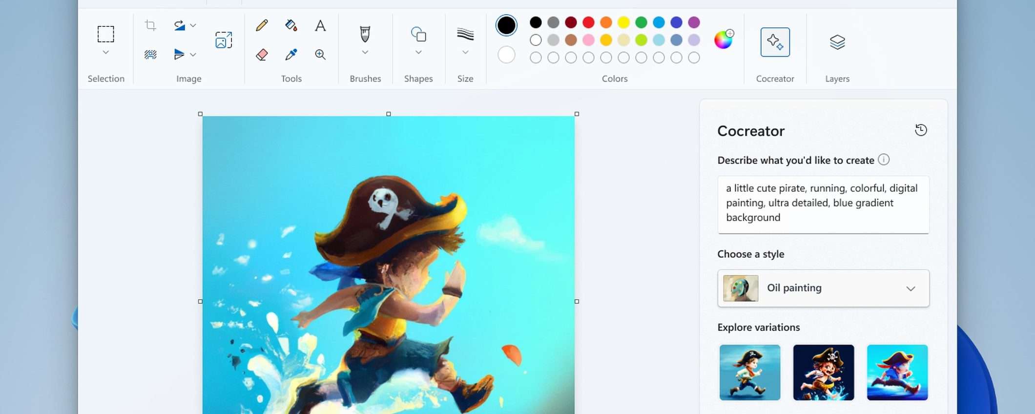 Microsoft annuncia Paint Cocreator: IA con DALL-E