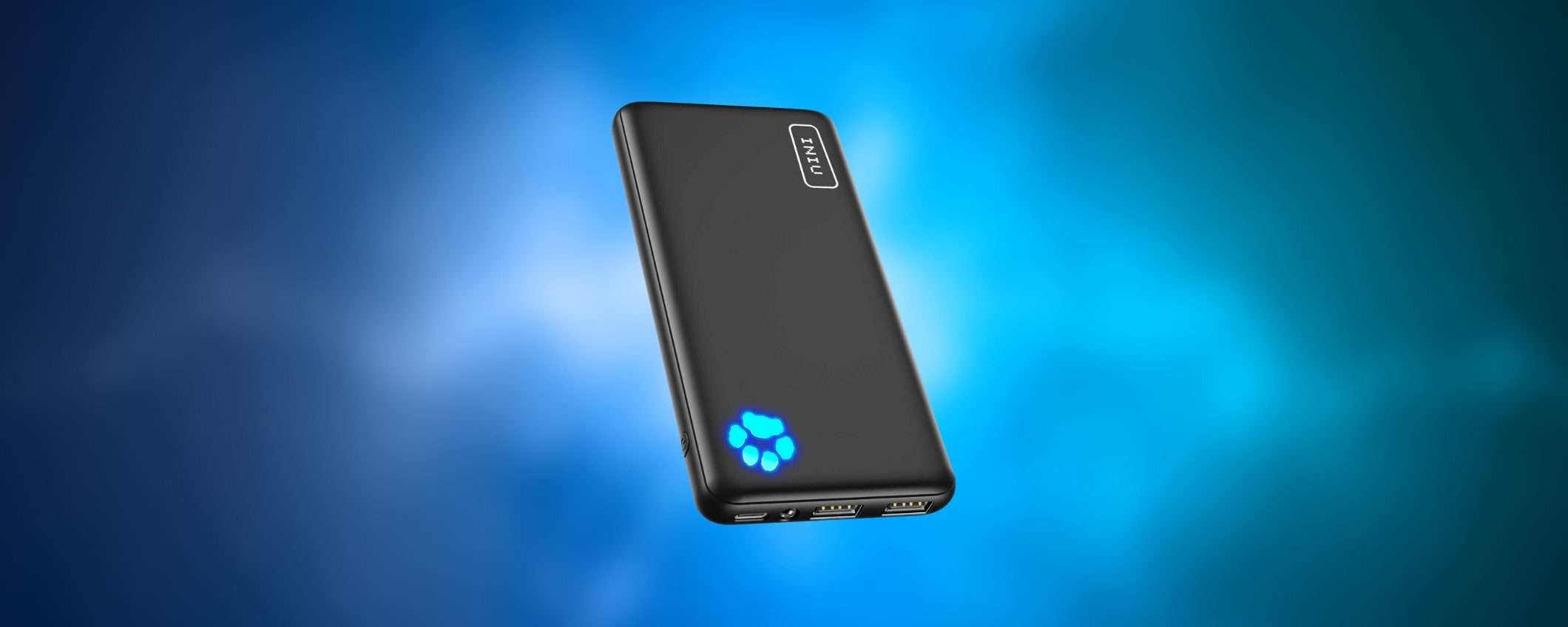 Power bank sottile e leggero 10000mAh a 19,99€: -41% su